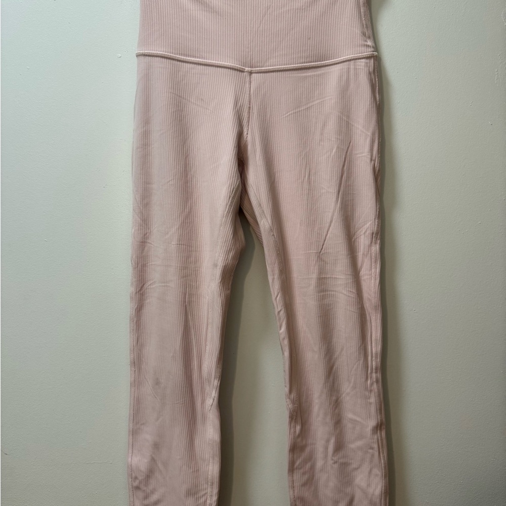 Lululemon Athletica Pink Stretchy Leggings